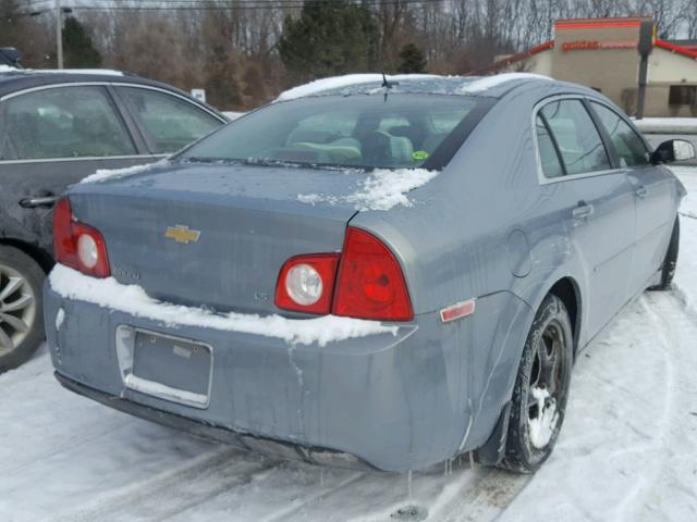 1G1ZG57B294185884 - 2009 CHEVROLET MALIBU LS BLUE photo 4