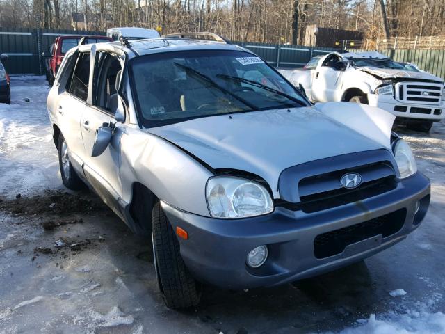 KM8SC73D75U912384 - 2005 HYUNDAI SANTA FE G SILVER photo 1