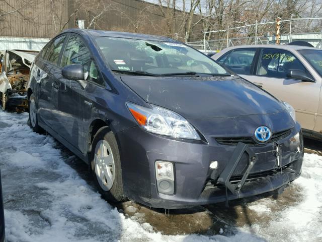 JTDKN3DUXA0049748 - 2010 TOYOTA PRIUS GRAY photo 1