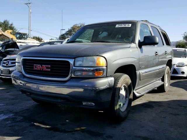 1GKEC13T42R216624 - 2002 GMC YUKON GRAY photo 2