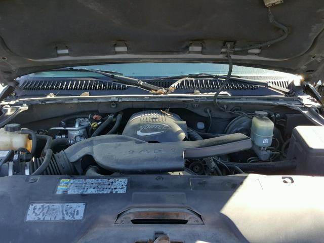 1GKEC13T42R216624 - 2002 GMC YUKON GRAY photo 7