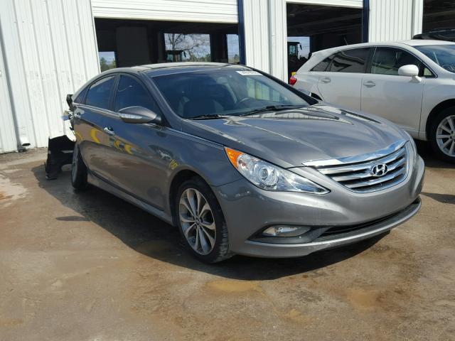 5NPEC4AB4EH889528 - 2014 HYUNDAI SONATA SE GRAY photo 1