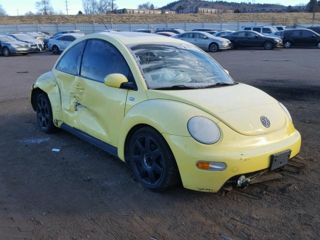 3VWDD21C31M458122 - 2001 VOLKSWAGEN NEW BEETLE YELLOW photo 1