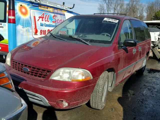 2FMZA51442BB75867 - 2002 FORD WINDSTAR L BURGUNDY photo 2