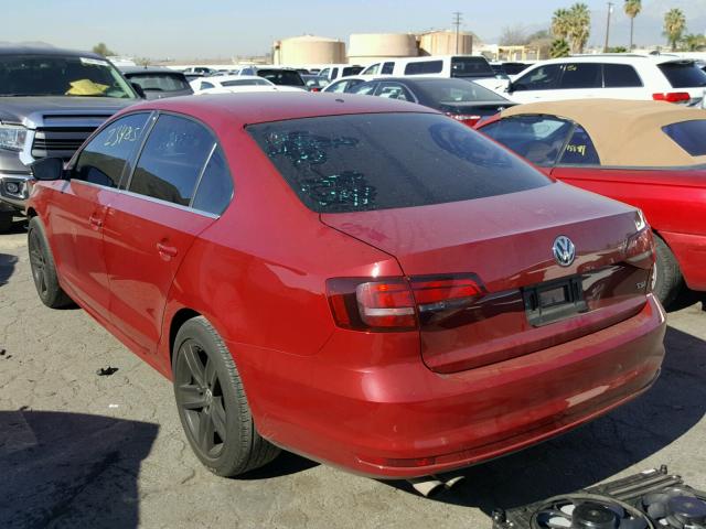 3VW2B7AJ7HM247881 - 2017 VOLKSWAGEN JETTA S 红色 照片 3