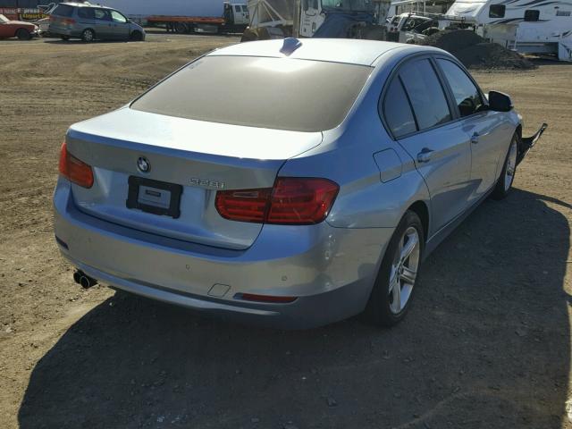 WBA3C1C51EK115524 - 2014 BMW 328 I SULE BLUE photo 4