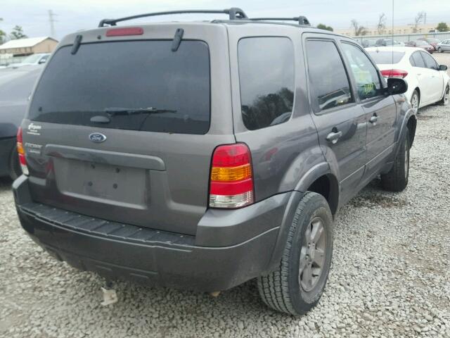 1FMYU94145KA45710 - 2005 FORD ESCAPE LIM GRAY photo 4