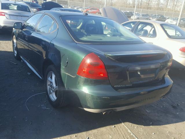 2G2WR524541135941 - 2004 PONTIAC GRAND PRIX GREEN photo 3