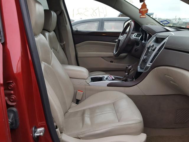 3GYFNAEY7AS576432 - 2010 CADILLAC SRX LUXURY RED photo 5