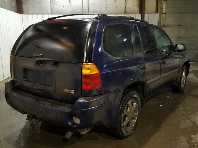 1GKDT13S182103055 - 2008 GMC ENVOY BLUE photo 4