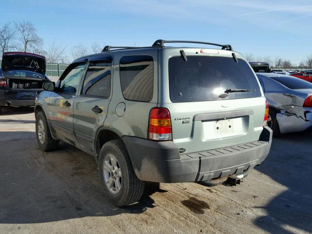 1FMYU03Z87KA90994 - 2007 FORD ESCAPE XLT GREEN photo 3