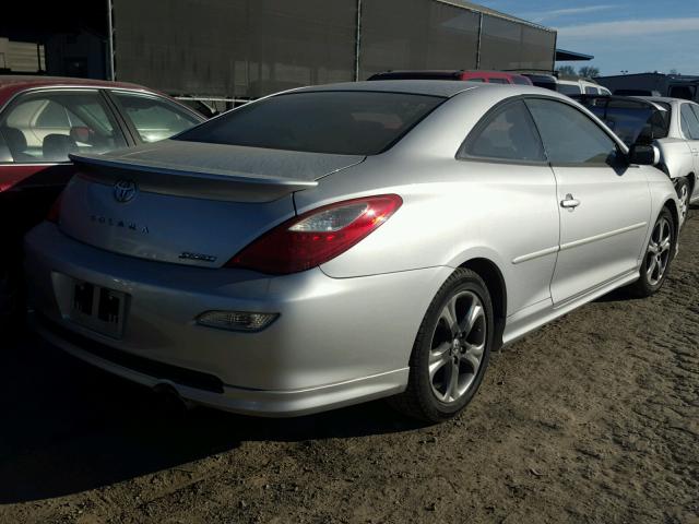 4T1CA30P87U110818 - 2007 TOYOTA CAMRY SOLA SILVER photo 4