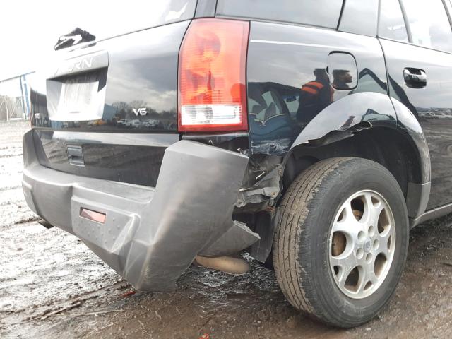 5GZCZ53455S852952 - 2005 SATURN VUE BLACK photo 9