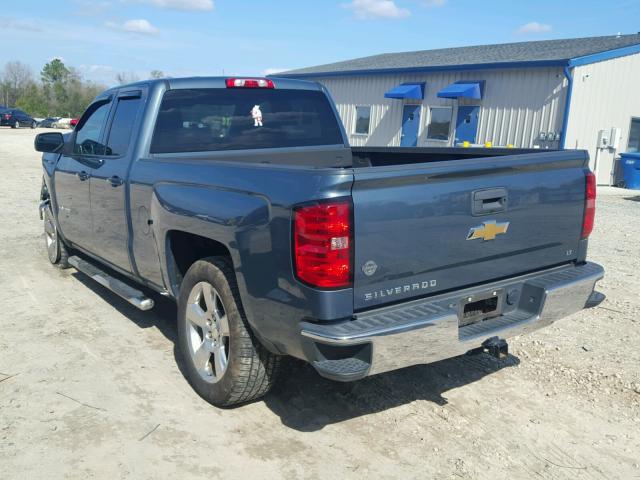 1GCRCREC5EZ290552 - 2014 CHEVROLET SILVERADO BLUE photo 3