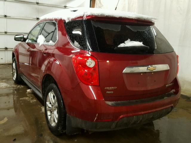 2CNFLEEC9B6430746 - 2011 CHEVROLET EQUINOX LT RED photo 3