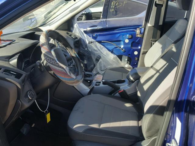 1FMCU0GX5EUE00782 - 2014 FORD ESCAPE SE BLUE photo 5