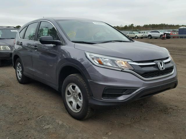 2HKRM4H35GH696062 - 2016 HONDA CR-V LX GRAY photo 1