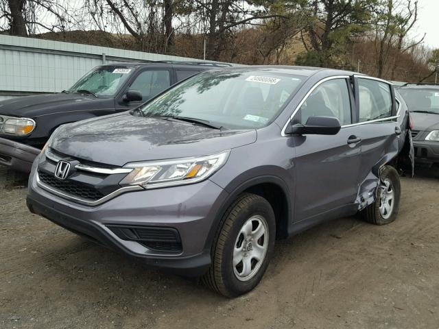 2HKRM4H35GH696062 - 2016 HONDA CR-V LX GRAY photo 2