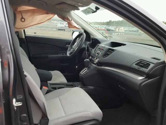 2HKRM4H35GH696062 - 2016 HONDA CR-V LX GRAY photo 5