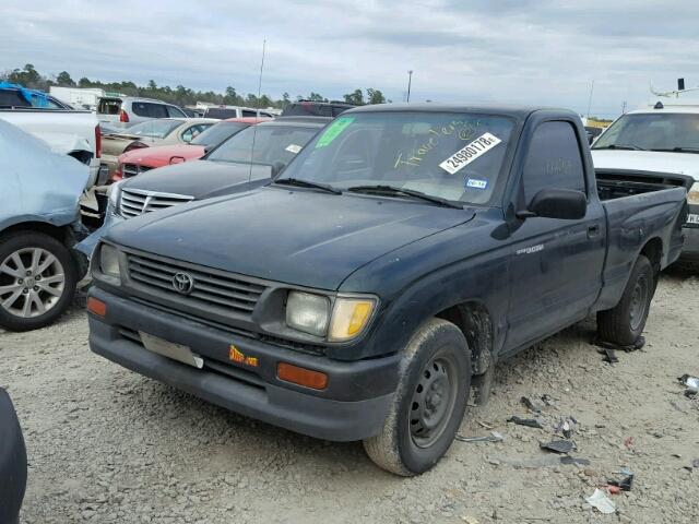 4TANL42N5TZ188572 - 1996 TOYOTA TACOMA GREEN photo 2