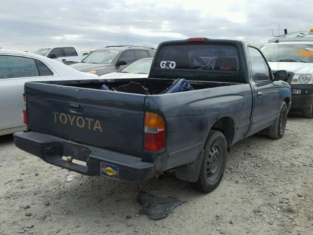 4TANL42N5TZ188572 - 1996 TOYOTA TACOMA GREEN photo 4