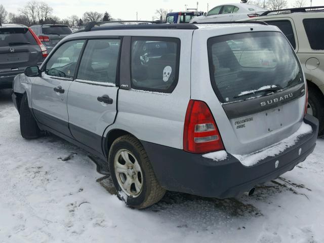 JF1SG63673H758355 - 2003 SUBARU FORESTER 2 SILVER photo 3