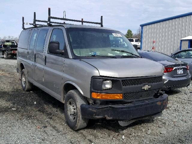 1GCGG25V441178536 - 2004 CHEVROLET EXPRESS G2 BROWN photo 1