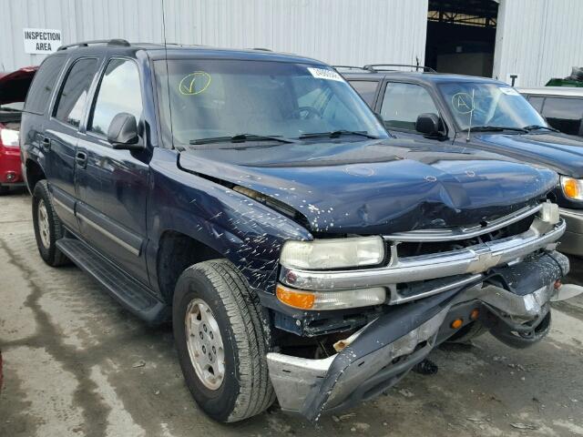 1GNEK13V24J212483 - 2004 CHEVROLET TAHOE K150 BLUE photo 1