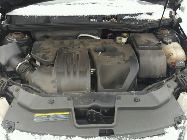 1G1AK15F477176660 - 2007 CHEVROLET COBALT LS BLACK photo 7