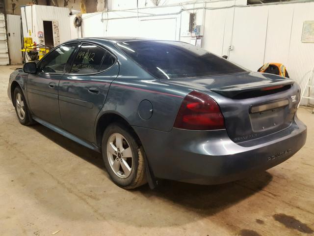 2G2WP552061175640 - 2006 PONTIAC GRAND PRIX GRAY photo 3