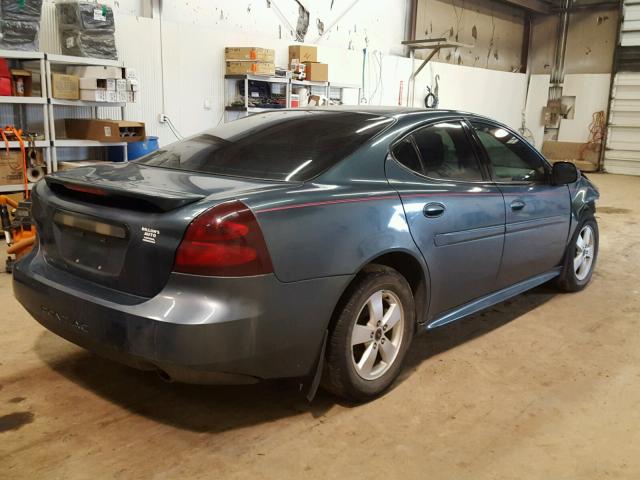 2G2WP552061175640 - 2006 PONTIAC GRAND PRIX GRAY photo 4