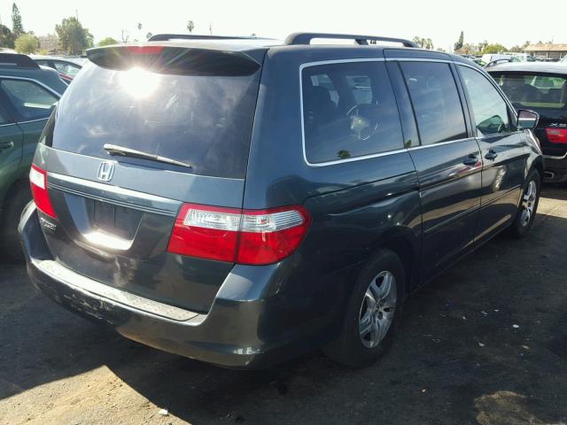 5FNRL38766B009703 - 2006 HONDA ODYSSEY EX GREEN photo 4