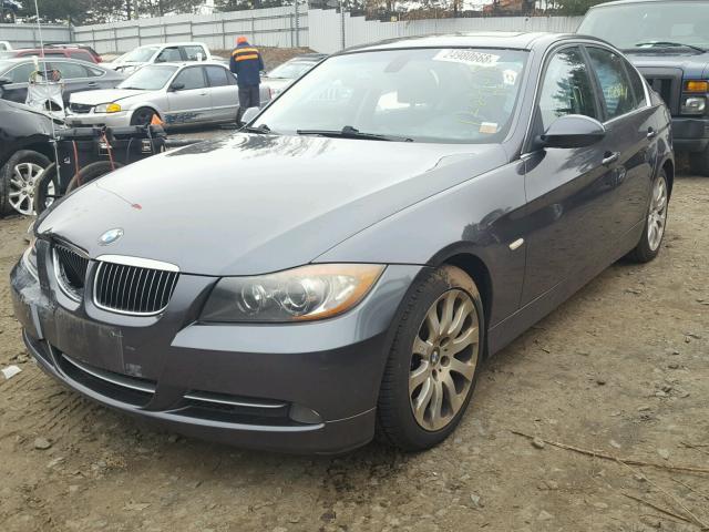 WBAVB73507VF53230 - 2007 BMW 335 I GRAY photo 2