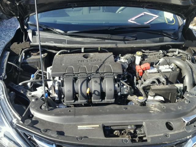 3N1AB7AP3HY287468 - 2017 NISSAN SENTRA S BLACK photo 7