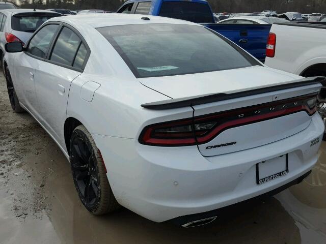 2C3CDXBGXJH186331 - 2018 DODGE CHARGER SX WHITE photo 3