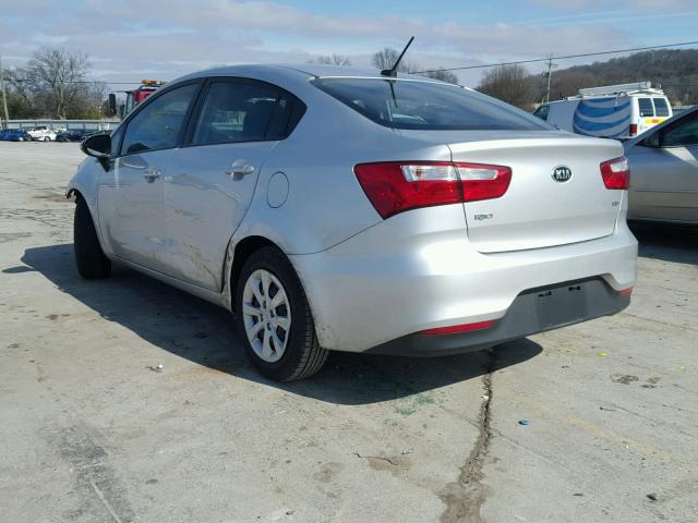 KNADM4A39G6563459 - 2016 KIA RIO LX SILVER photo 3