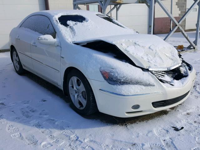 JH4KB16516C008478 - 2006 ACURA RL WHITE photo 1