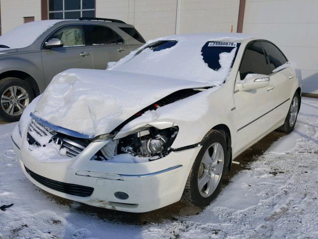 JH4KB16516C008478 - 2006 ACURA RL WHITE photo 2