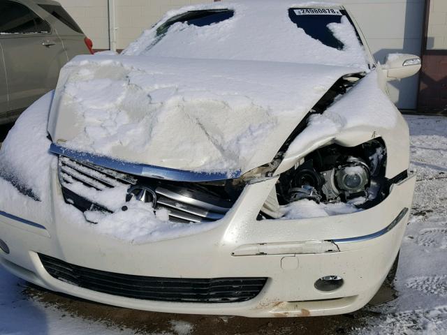 JH4KB16516C008478 - 2006 ACURA RL თეთრი ფოტო 9