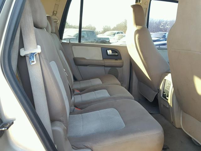 1FMPU15586LA55943 - 2006 FORD EXPEDITION BEIGE photo 6