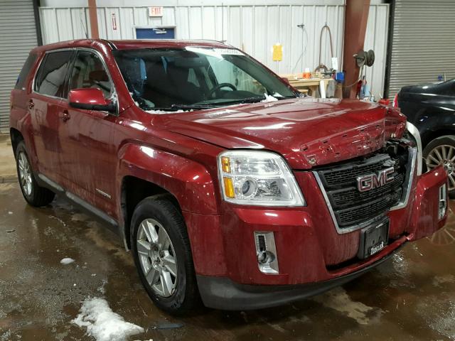 2CTALBEW9A6270846 - 2010 GMC TERRAIN SL RED photo 1