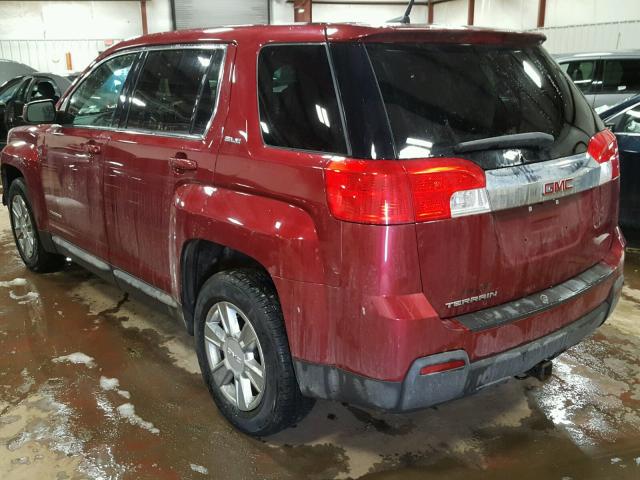 2CTALBEW9A6270846 - 2010 GMC TERRAIN SL RED photo 3