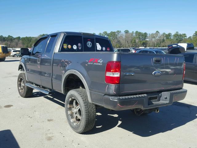 1FTPX14576NA49360 - 2006 FORD F150 GRAY photo 3