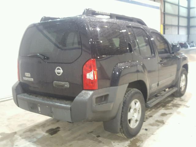 5N1AN08W95C642829 - 2005 NISSAN XTERRA OFF BLACK photo 4