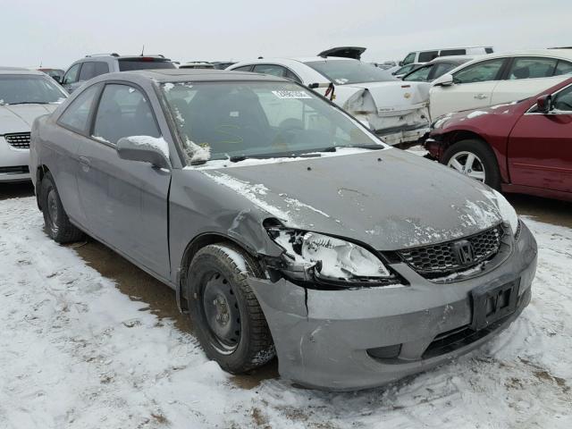 1HGEM22994L068840 - 2004 HONDA CIVIC EX GRAY photo 1