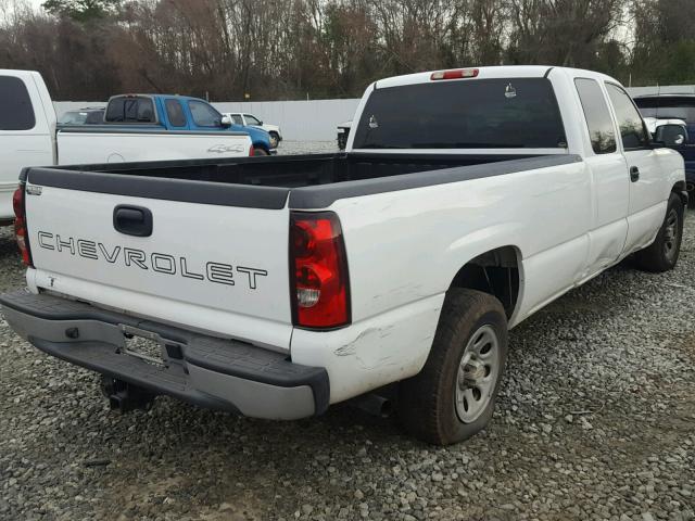 1GCEC19Z37E104709 - 2007 CHEVROLET SILVERADO WHITE photo 4