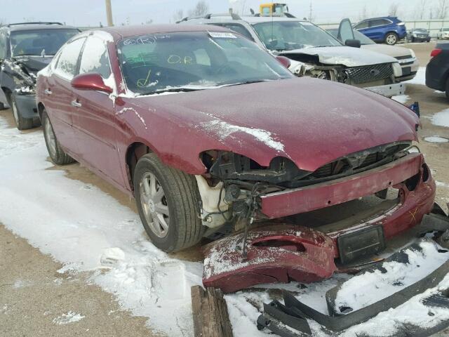 2G4WD582871170084 - 2007 BUICK LACROSSE C RED photo 1