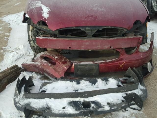 2G4WD582871170084 - 2007 BUICK LACROSSE C RED photo 9