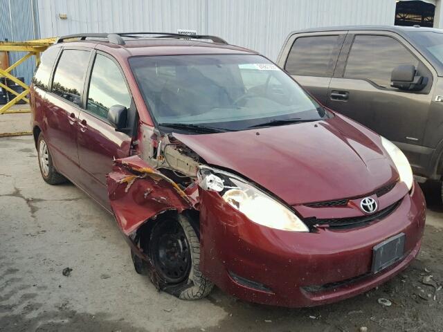 5TDZK23C89S277217 - 2009 TOYOTA SIENNA CE BURGUNDY photo 1