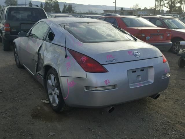 JN1AZ34D75M603457 - 2005 NISSAN 350Z COUPE SILVER photo 3